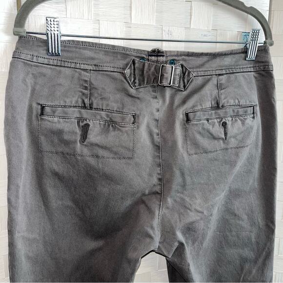 Sundance Womens Canvas Utility Cargo Pants Size 2 Straight Leg Boho Lagenlook - Picture 10 of 11